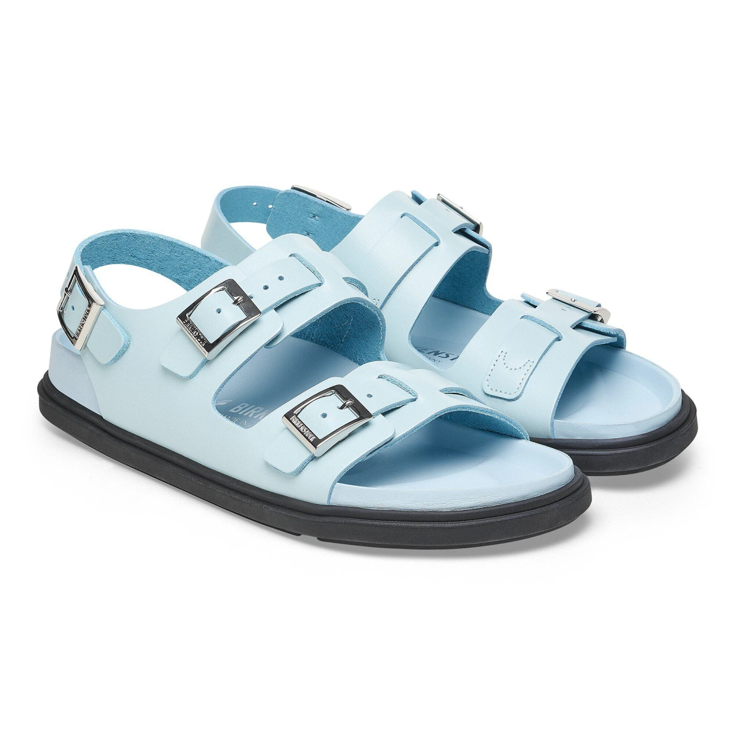 Birkenstock Cannes Leather Mineral Blue 4 Birkenstock Cannes Leather Mineral Blue - Image 4