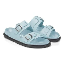 Birkenstock St Barths Leather Mineral Blue 10 Birkenstock St Barths Leather Mineral Blue -Birkenstock Shop 1026470 pair