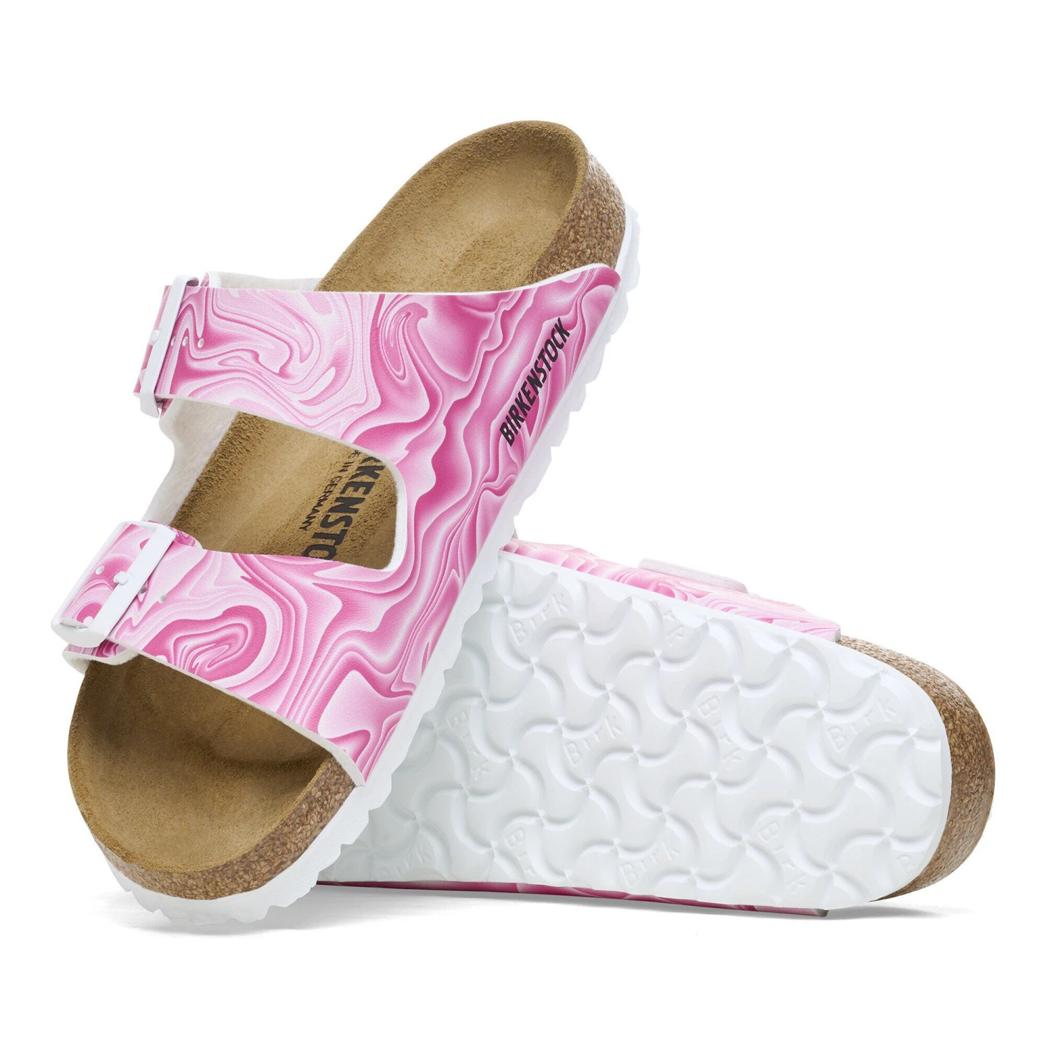 Birkenstock Arizona Birko-Flor Fuchsia Tulip 4 Birkenstock Arizona Birko-Flor Fuchsia Tulip - Image 4