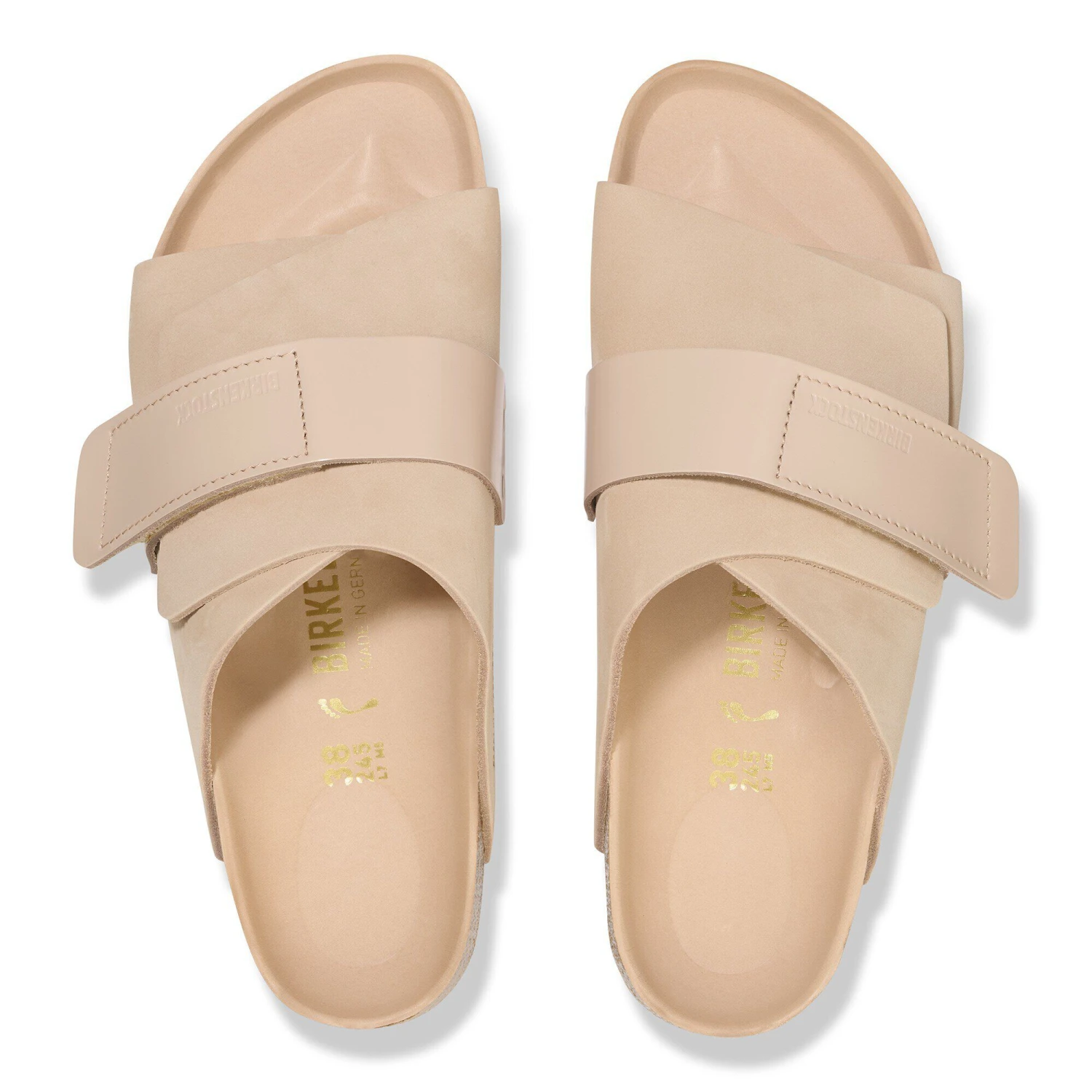 Birkenstock Kyoto Nubuck Leather New Beige 2 Birkenstock Kyoto Nubuck Leather New Beige - Image 2