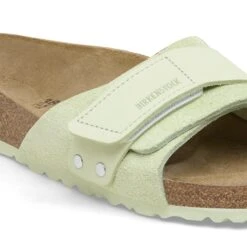 Birkenstock Oita Suede Leather Faded Lime -Birkenstock Shop 1026509 detail 1