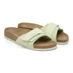Birkenstock Oita Suede Leather Faded Lime -Birkenstock Shop 1026509 pair