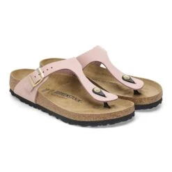 Birkenstock Gizeh Nubuck Leather Soft Pink -Birkenstock Shop 1026518 pair