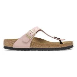 Birkenstock Gizeh Nubuck Leather Soft Pink -Birkenstock Shop 1026518 side