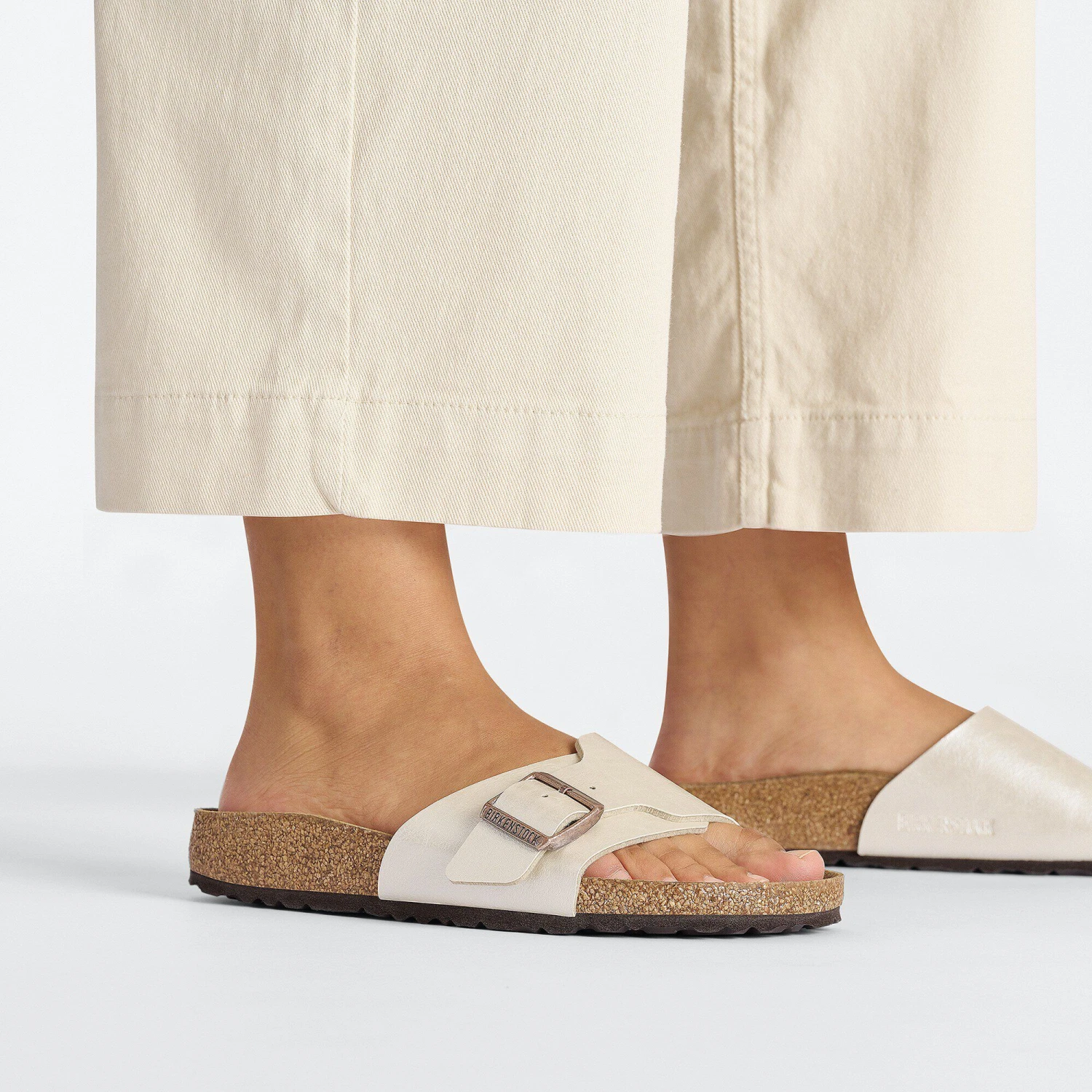 Birkenstock Catalina Birko-Flor Graceful Pearl White 7 Birkenstock Catalina Birko-Flor Graceful Pearl White - Image 7