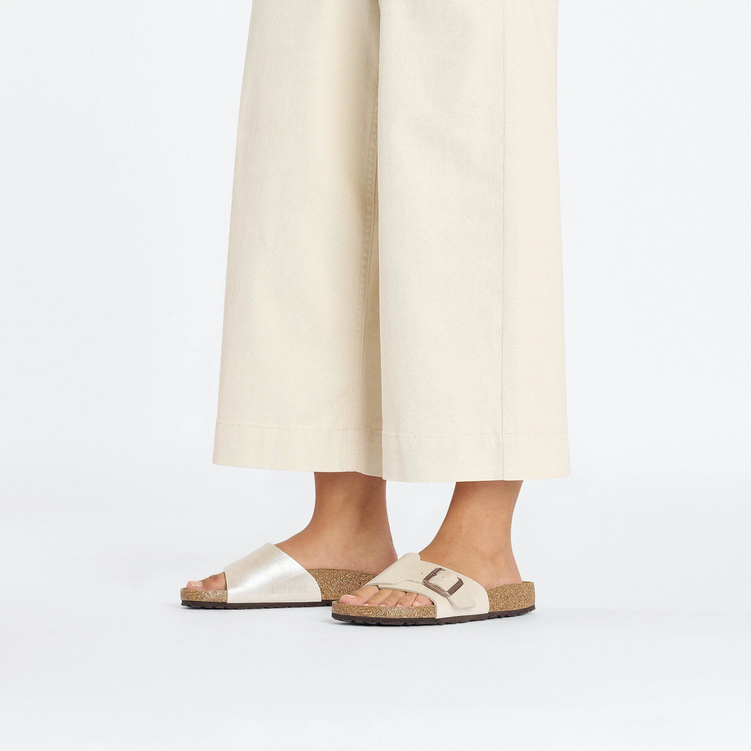 Birkenstock Catalina Birko-Flor Graceful Pearl White 6 Birkenstock Catalina Birko-Flor Graceful Pearl White - Image 6
