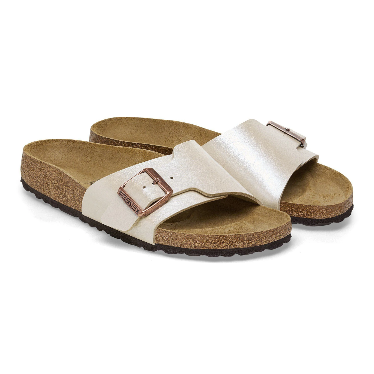 Birkenstock Catalina Birko-Flor Graceful Pearl White 5 Birkenstock Catalina Birko-Flor Graceful Pearl White - Image 5