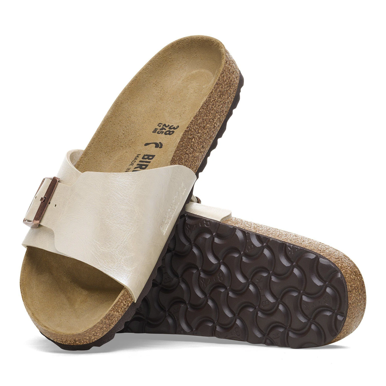 Birkenstock Catalina Birko-Flor Graceful Pearl White 8 Birkenstock Catalina Birko-Flor Graceful Pearl White - Image 8