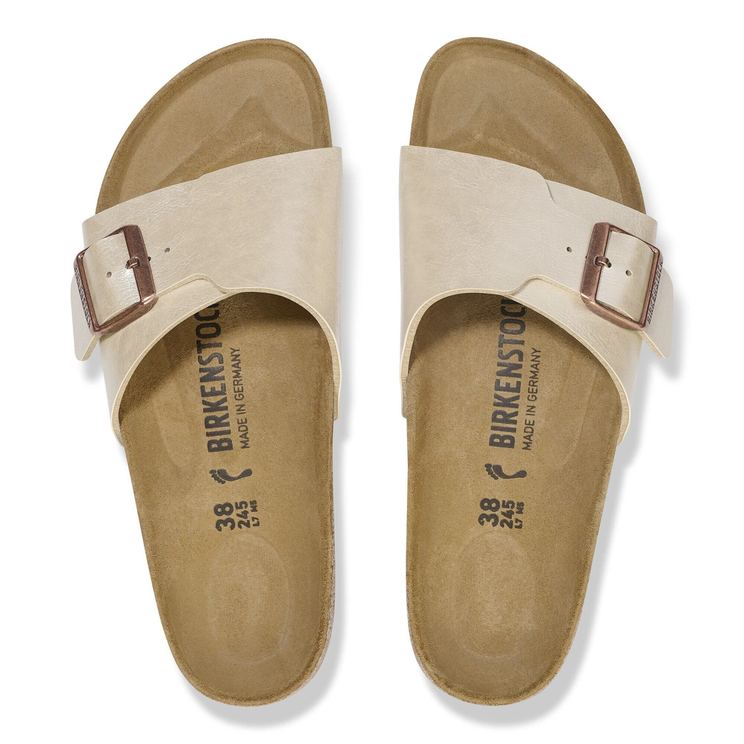 Birkenstock Catalina Birko-Flor Graceful Pearl White 2 Birkenstock Catalina Birko-Flor Graceful Pearl White - Image 2