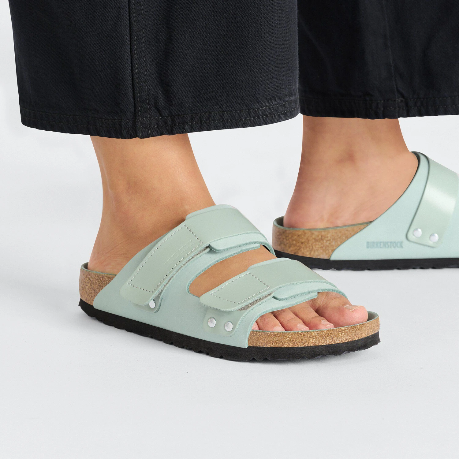 Birkenstock Uji Nubuck Leather Surf Green 4 Birkenstock Uji Nubuck Leather Surf Green - Image 4