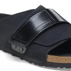 Birkenstock Kyoto Nubuck Leather Black -Birkenstock Shop 1026533 detail 1