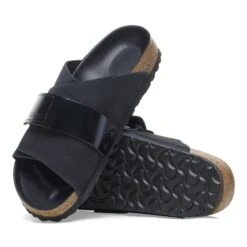 Birkenstock Kyoto Nubuck Leather Black -Birkenstock Shop 1026533 sole