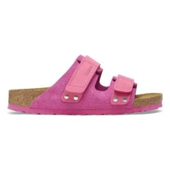 Birkenstock Uji Nubuck-Suede Leather Fuchsia Tulip -Birkenstock Shop 1026552 side