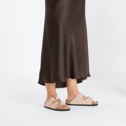 Birkenstock Arizona Big Buckle Nubuck Leather Soft Pink -Birkenstock Shop 1026559 f look f