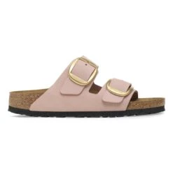 Birkenstock Arizona Big Buckle Nubuck Leather Soft Pink -Birkenstock Shop 1026559 side
