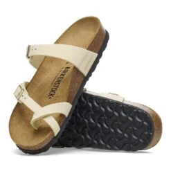 Birkenstock Mayari Nubuck Leather Ecru -Birkenstock Shop 1026565 sole