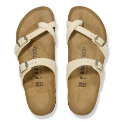 Birkenstock Mayari Nubuck Leather Ecru -Birkenstock Shop 1026565 top