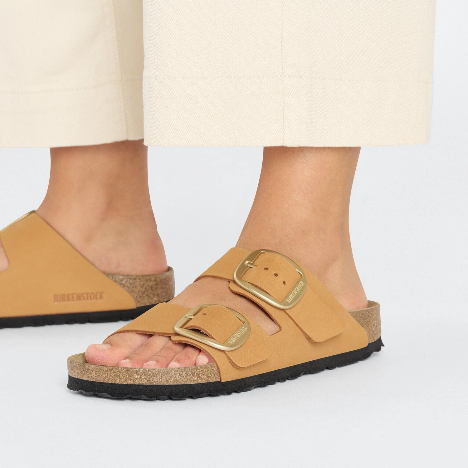 Birkenstock Arizona Big Buckle Nubuck Leather Burnt Orange 8 Birkenstock Arizona Big Buckle Nubuck Leather Burnt Orange - Image 8