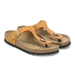 Birkenstock Gizeh Nubuck Leather Burnt Orange -Birkenstock Shop 1026584 pair