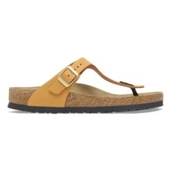 Birkenstock Gizeh Nubuck Leather Burnt Orange -Birkenstock Shop 1026584 side
