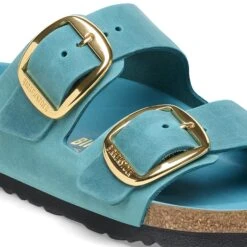 Birkenstock Arizona Big Buckle Oiled Leather Biscay Bay 15 Birkenstock Arizona Big Buckle Oiled Leather Biscay Bay -Birkenstock Shop 1026607 detail 1
