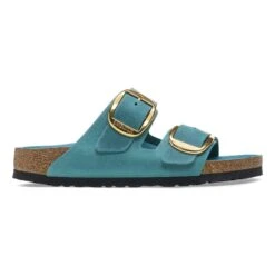 Birkenstock Arizona Big Buckle Oiled Leather Biscay Bay 10 Birkenstock Arizona Big Buckle Oiled Leather Biscay Bay -Birkenstock Shop 1026607 side