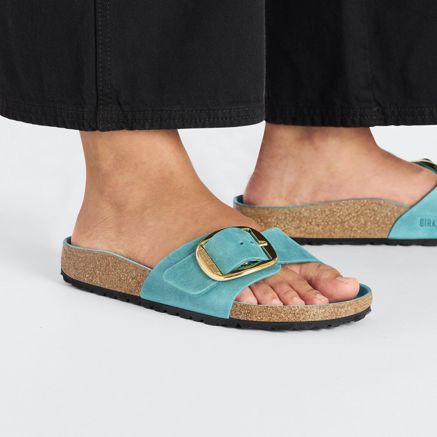 Birkenstock Madrid Big Buckle Oiled Leather Biscay Bay 8 Birkenstock Madrid Big Buckle Oiled Leather Biscay Bay - Image 8