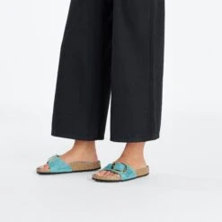 Birkenstock Madrid Big Buckle Oiled Leather Biscay Bay 13 Birkenstock Madrid Big Buckle Oiled Leather Biscay Bay -Birkenstock Shop 1026611 f look f