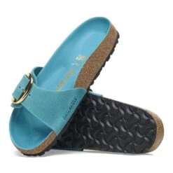 Birkenstock Madrid Big Buckle Oiled Leather Biscay Bay 11 Birkenstock Madrid Big Buckle Oiled Leather Biscay Bay -Birkenstock Shop 1026611 sole