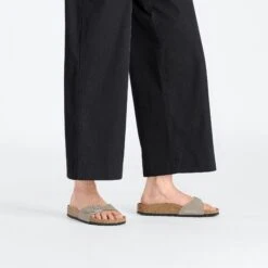 Birkenstock Madrid Vegan Synthetics Gray Taupe -Birkenstock Shop 1026627 f look f