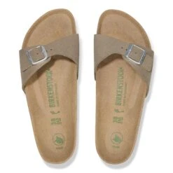 Birkenstock Madrid Vegan Synthetics Gray Taupe -Birkenstock Shop 1026627 top