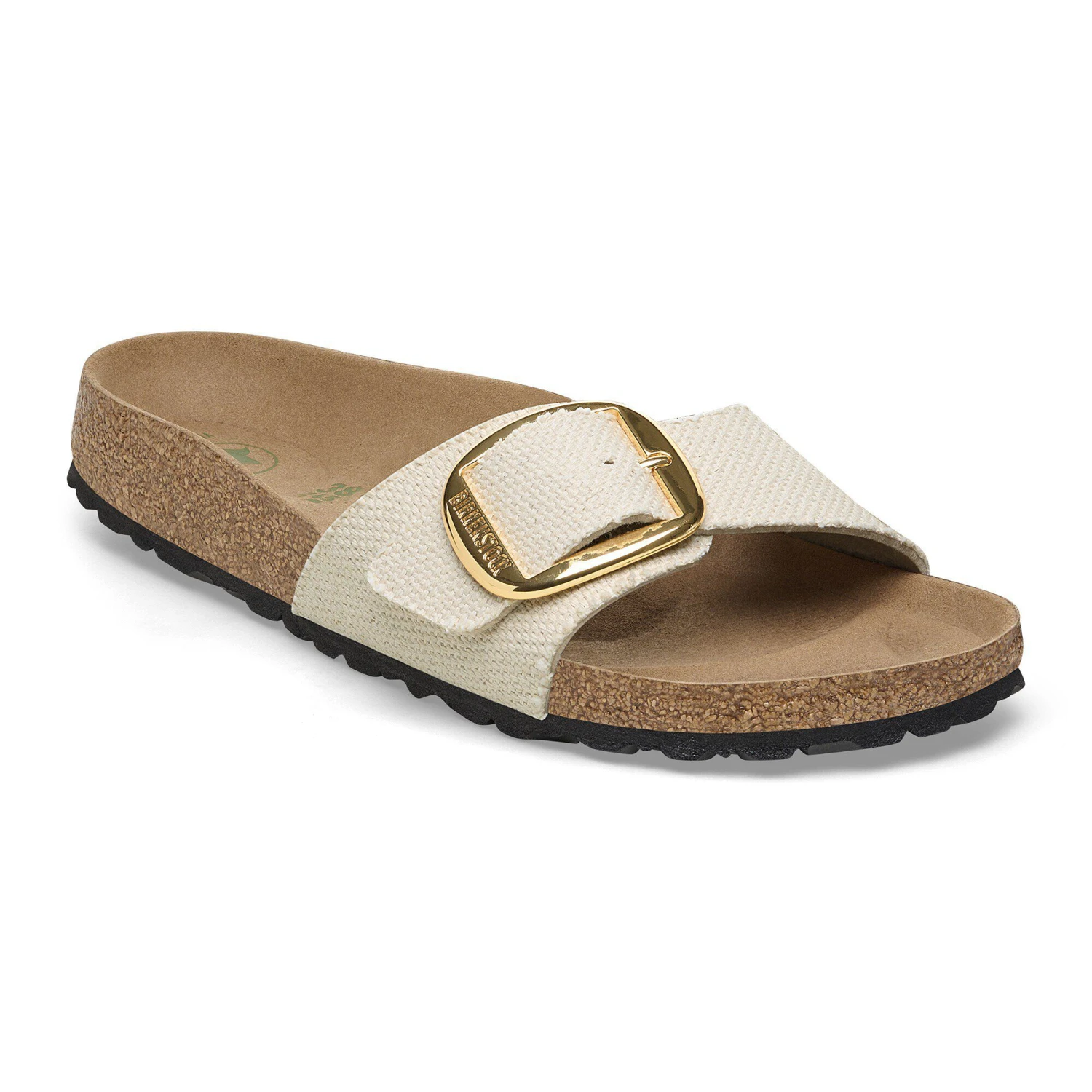 Birkenstock Madrid Big Buckle Textile Canvas Eggshell 1 Birkenstock Madrid Big Buckle Textile Canvas Eggshell