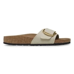 Birkenstock Madrid Big Buckle Textile Canvas Eggshell 10 Birkenstock Madrid Big Buckle Textile Canvas Eggshell -Birkenstock Shop 1026628 side