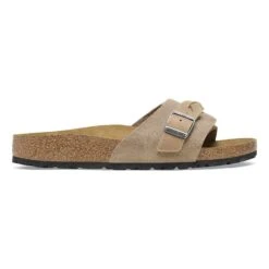 Birkenstock Oita Braided Suede Leather Taupe -Birkenstock Shop 1026636 side