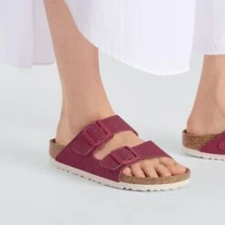 Birkenstock Arizona Textile Fuchsia Tulip -Birkenstock Shop 1026644 f closeup f