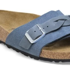 Birkenstock Oita Braided Suede Leather Elemental Blue -Birkenstock Shop 1026651 detail 1