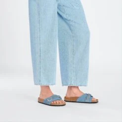 Birkenstock Oita Braided Suede Leather Elemental Blue -Birkenstock Shop 1026651 f look f