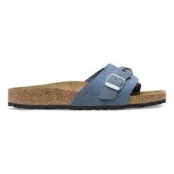 Birkenstock Oita Braided Suede Leather Elemental Blue -Birkenstock Shop 1026651 side
