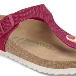 Birkenstock Gizeh Vegan Textile Canvas Fuchsia Tulip -Birkenstock Shop 1026653 detail 1