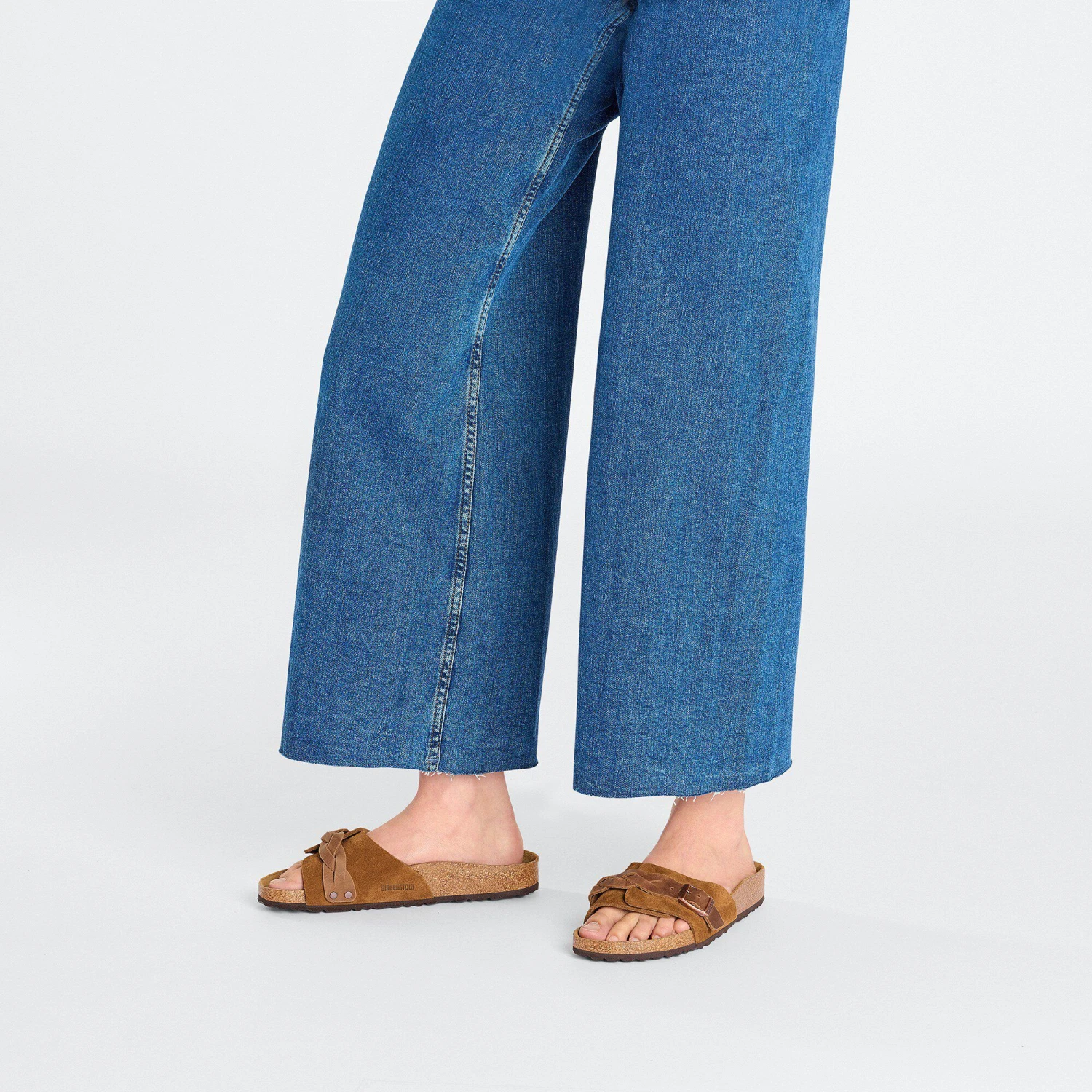 Birkenstock Oita Braided Suede Leather Mink 4 Birkenstock Oita Braided Suede Leather Mink - Image 4