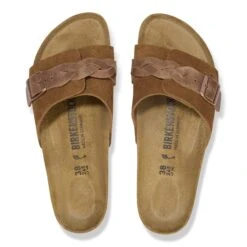 Birkenstock Oita Braided Suede Leather Mink 9 Birkenstock Oita Braided Suede Leather Mink -Birkenstock Shop 1026654 top