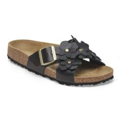Birkenstock Siena Flowers Leather Black