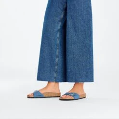 Birkenstock Madrid Vegan Synthetics Elemental Blue -Birkenstock Shop 1026662 f look f