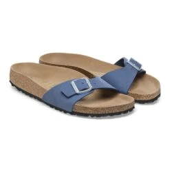 Birkenstock Madrid Vegan Synthetics Elemental Blue -Birkenstock Shop 1026662 pair