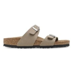 Birkenstock Sydney Vegan Synthetics Vegan Gray Taupe -Birkenstock Shop 1026664 side