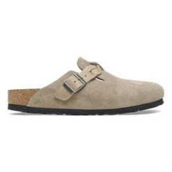 Birkenstock Boston Braided Suede Leather Taupe 10 Birkenstock Boston Braided Suede Leather Taupe -Birkenstock Shop 1026667 side