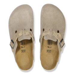 Birkenstock Boston Braided Suede Leather Taupe 9 Birkenstock Boston Braided Suede Leather Taupe -Birkenstock Shop 1026667 top