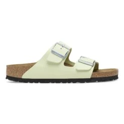 Birkenstock Arizona Nubuck Leather Faded Lime -Birkenstock Shop 1026687 side
