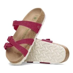 Birkenstock Franca Vegan Textile Fuchsia Tulip 12 Birkenstock Franca Vegan Textile Fuchsia Tulip -Birkenstock Shop 1026689 sole
