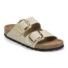 Birkenstock Arizona Vegan Big Buckle Textile Canvas Eggshell